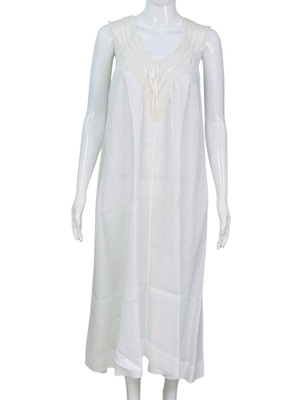 chinese dress ladies Illiana Dress - Blanc Prairie Rose