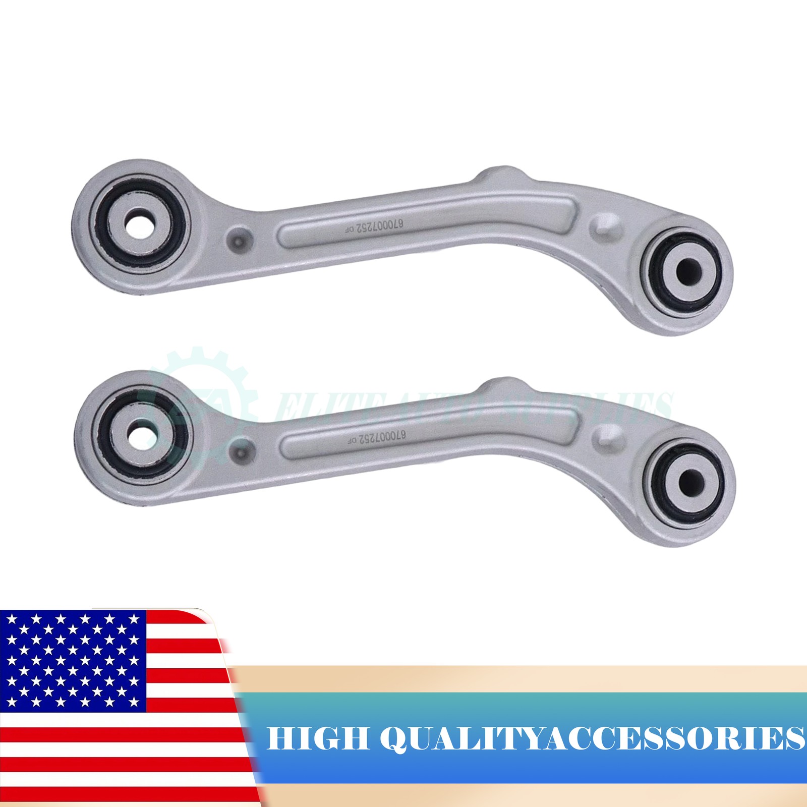 2PCS For Maserati Ghibli Quattroporte 670007252 Rear Suspension Control Arm Kit