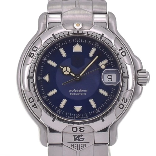 TAG HEUER Professional 200M WH1115-K1 Date Navy Dial Quartz Men's Watch H#142336