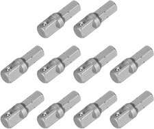 6pcs Impact Socket Adapter 14 Square Drive 14 Hex Shank 1 Long Extension Bi 6pcs Impact Socket Adapter 14 Square Drive 14 Hex Shank 1 Long Extension Bi