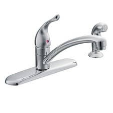 Moen Chateau 7430 Single Handle Kitchen Faucet,Chrome READ