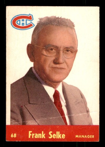 Frank Selke #68 1955 Parkhurst card