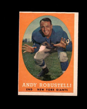 Andy Robustelli 1958 Topps New York Giants Football card #15