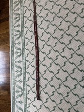 Vintage Leather BEADED Belt NATIVE AMERICAN Indian Buckle Snaps Sz 42