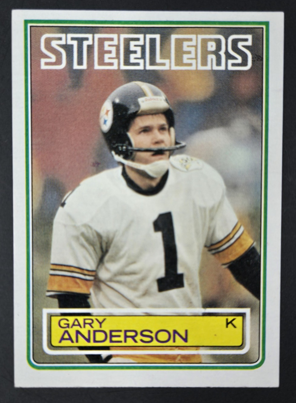 1983 Topps #356 Gary Anderson RC Steelers NFL