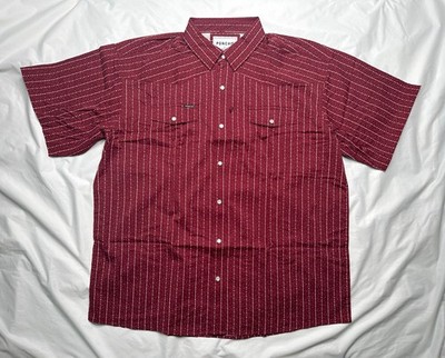 Poncho Shirt Men's XL Regular Fit Western Pearl Snap The Farmer