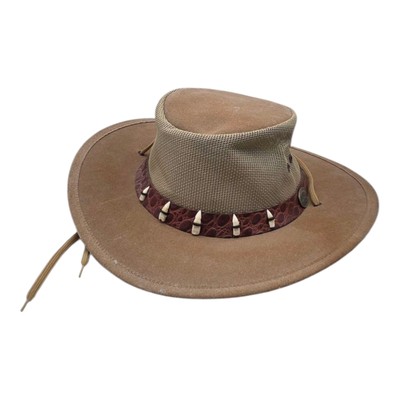 Outback Shade Hat Safari Unisex Rare Original Made Australia Brown Size XL