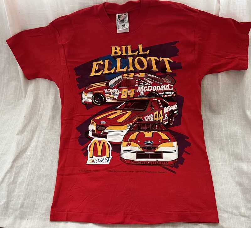 1997 Bill Elliott McDonald’s 94 T-shirt Size L