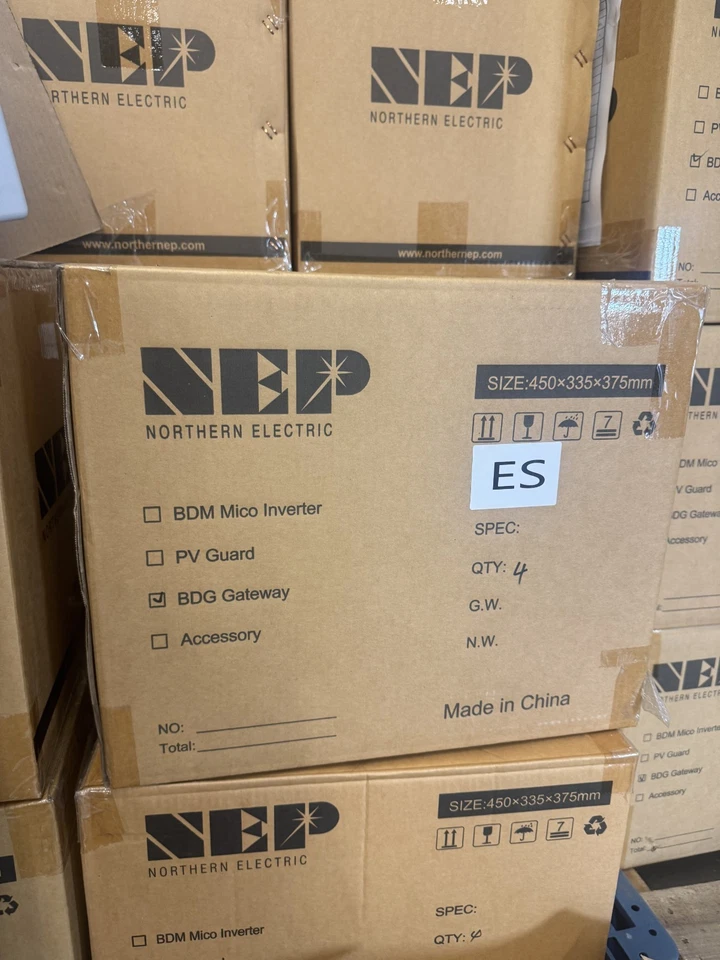 NEP BDG-256(P3) WIFI Inverter Monitor, Gateway, Wifi Extender, WP Enclosure NEW - Image 2 of 2