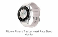 Fitpolo Smart Watch For Men, Women,1.3" AMOLED Touchscreen Fitness Tracker, SR 