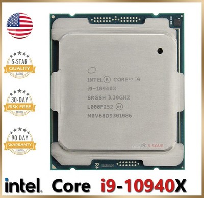 Intel Core I9-10940X CPU SRGSH 3.30GHz 19.25MB 14-Core LGA2066 Desktop Processor