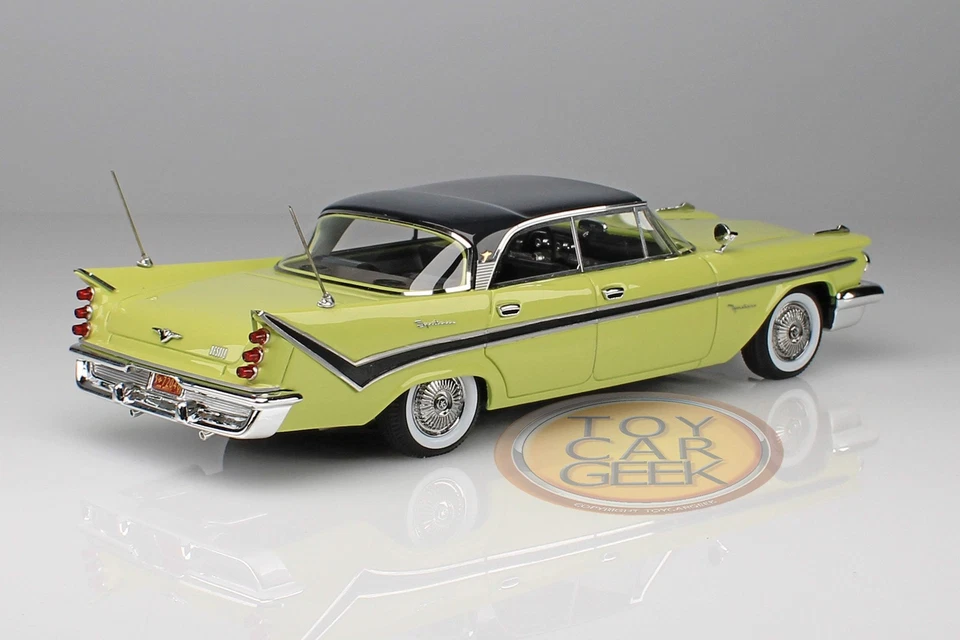 DeSoto Firedome 1959 4 puertas techo rígido - amarillo (usado) 1:43 modelos Esval CXVC Foto 2 de 2