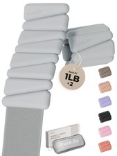 Weighted Bangles  Adjustable Wrist and Ankle Weights for Women 1LB Each Set...