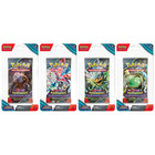 Artset de 4 Boosters sous Blister pokemon EV06 EV6 Mascarade Crépusculaire FR