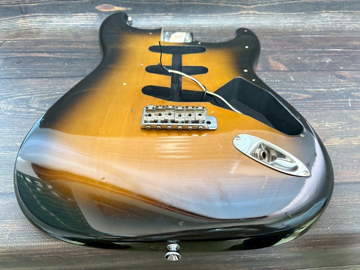 Fender Japan ST57 Stratocaster Body Sunburst Made in Japan w/Plate