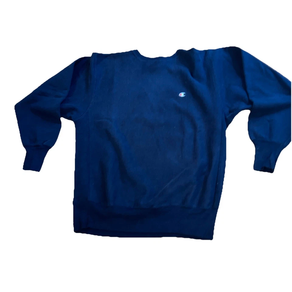 Pantalones deportivos/camisa vintage Champion tejido inverso hechos en EE. UU. azul marino usados en excelente estado años 80 Foto 2 de 4