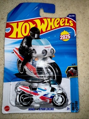 Hot Wheels 2025 Honda VFR750R RC30 Moto Motorcycle Street Bike