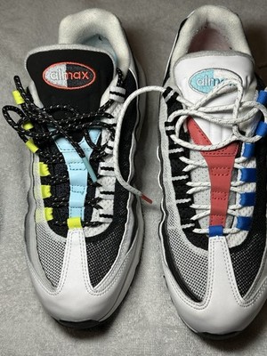 Nike Air Max 95 QS Greedy 2.0 Black/Multi-Color Low Top Lace-Up CJ0589-001