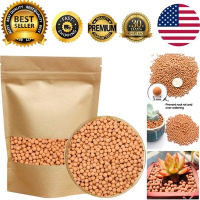 Gardening Ceramsite Orchid Hydroponic Grow Media Clay Rocks Drainage Water Pu...