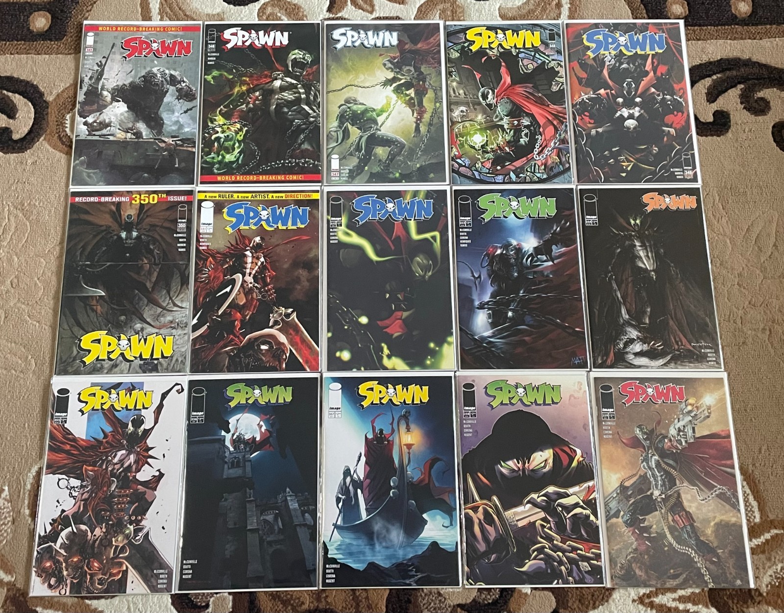 SPAWN #345-359 Complete Run NM #350 351 352 1st LYRA Todd McFarlane 2023