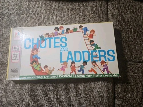 Vintage 1972 Milton Bradley Chutes and Ladders Board Game Excellent Condition