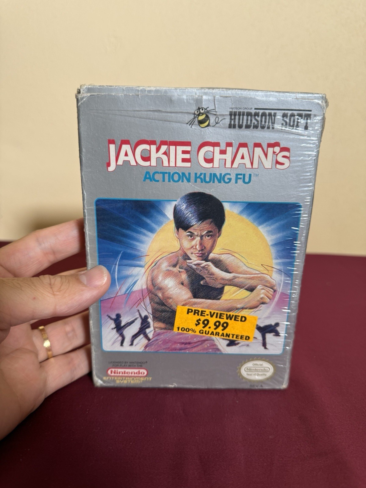 Jackie Chan's Action Kung Fu Nintendo - NES 1990 CIB Good Condition