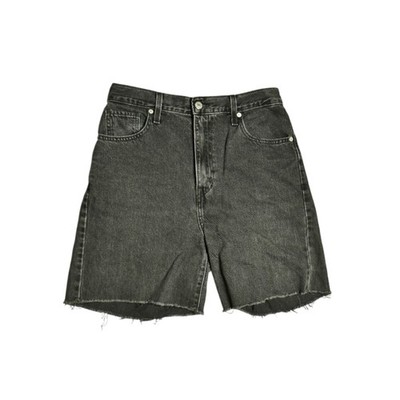 Levi's High Waisted Straight Jeansshorts 28 Gekürzt Hose Damen