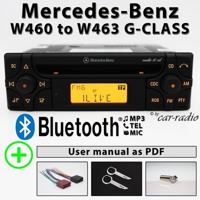 Mercedes W463 Car Stereo Bluetooth Radio Audio 10 CD MF2910 OEM Genuine 460 461