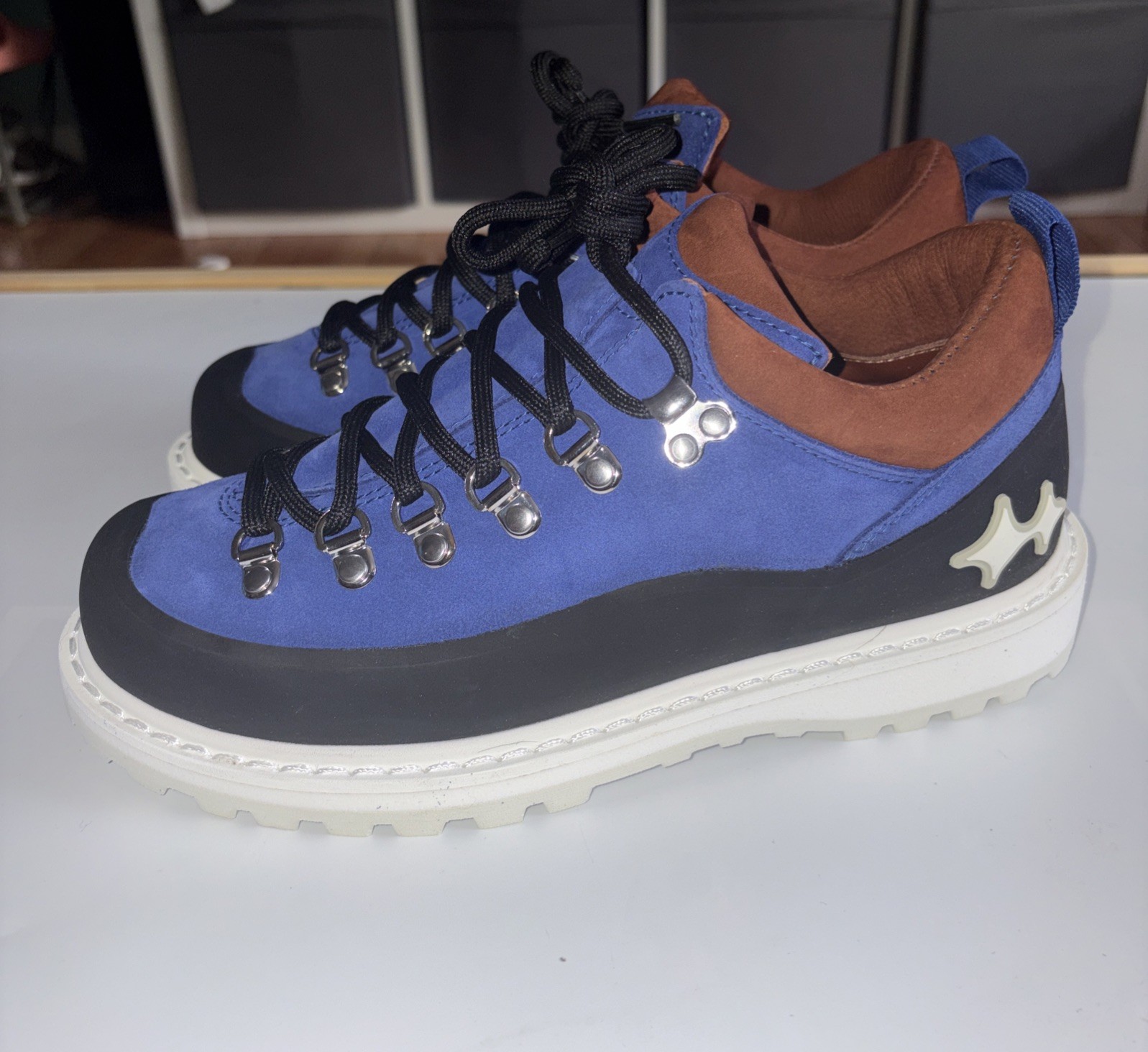 DIEMME X Bstn Roccia Basso Bright Blue size 38 US Men6/W7 rare Made in Italy image 4