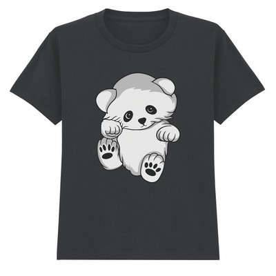 Cute Cartoon Panda Boys Girls Kids T-Shirt Panda Birthday Gift For Kids