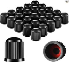 Car Tire Valve Stem Caps, 50 PCS Plastic Tire Valve Stem Caps, Durable Black50