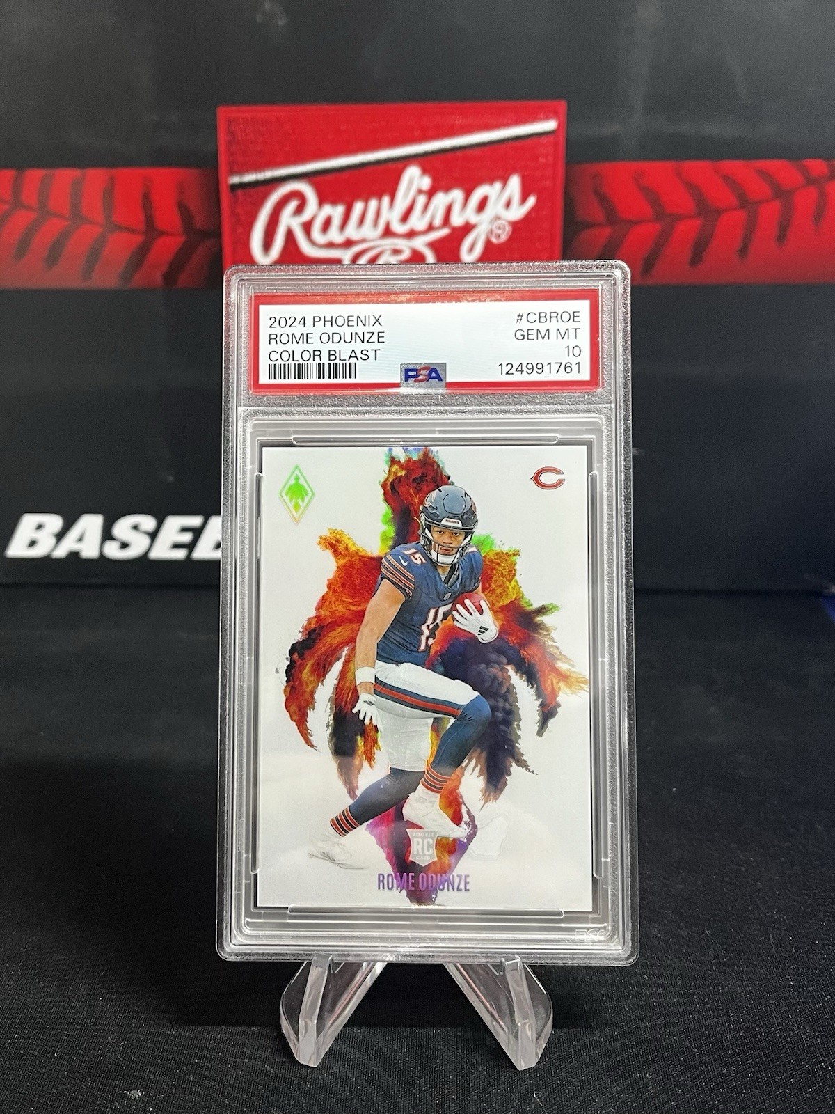 2024 Phoenix Rome Odunze Color Blast PSA 10 #CB-ROE Bears Rookie RC
