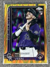 2025 Topps Chrome Update Series - Rookie Debut Zac Veen #USC186 Gold /50