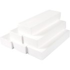 6 Pack Polystyrene Foam Blocks for Crafts, Diy Projects, 12x4x2"