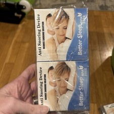2 Better Sleep FDA Anti Snoring Device Nasal Vents New In Box Clip Case Reduce