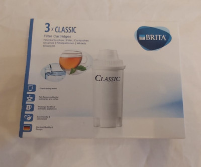 BRITA Filterkartuschen Classic 3er Pack - geeignet für ältere BRITA Wasserfilter