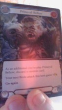 Flesh and Blood TCG : Welcome To Rathe : Primeval Bellow : BLUE Common FOIL