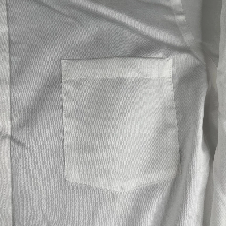 Camisa Donald J Trump Signature Collection 16 Blanca Abotonada Manga Larga Para Hombre Foto 3 de 4