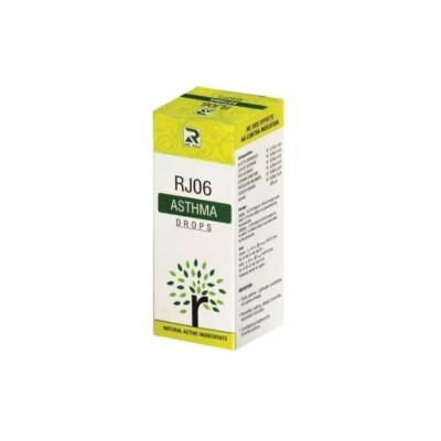 Dr.Raj RJ 06 Asthma Drops 30 ml Homeopathy Free Shipping World Wide