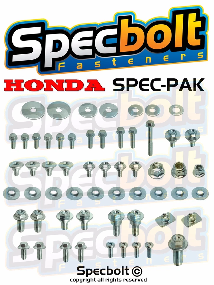 SPECBOLT SPEC-PAK HONDA Bolt Kit CRF50F CRF70F CRF80F XR XL 80 100 250 400 500 - Image 2 of 2