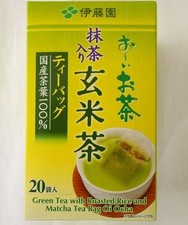 Ito en Oi ocha Japanese Green Tea With Roasted Rice and Matcha Tea Bag 20pcs