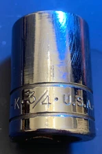 Socket SK 40124 3/4 USA - Pre Owned