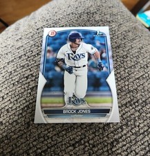 2023 Bowman Baseball Brock Jones 1st BP-115 Tampa Bay Rays Prospect