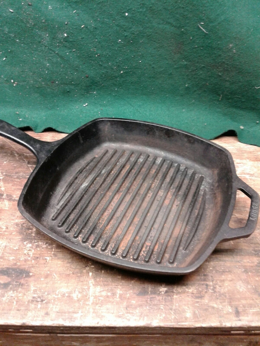 Lodge L8SGP3 Griddle Pan, Cast Iron, Black, Square