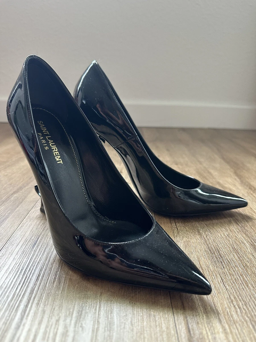 Saint laurent black opyum 110 patent leather pumps sale