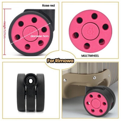 Wheels for RIMOWA Luggage 50mm Wheel Replacement Parts Peppermint