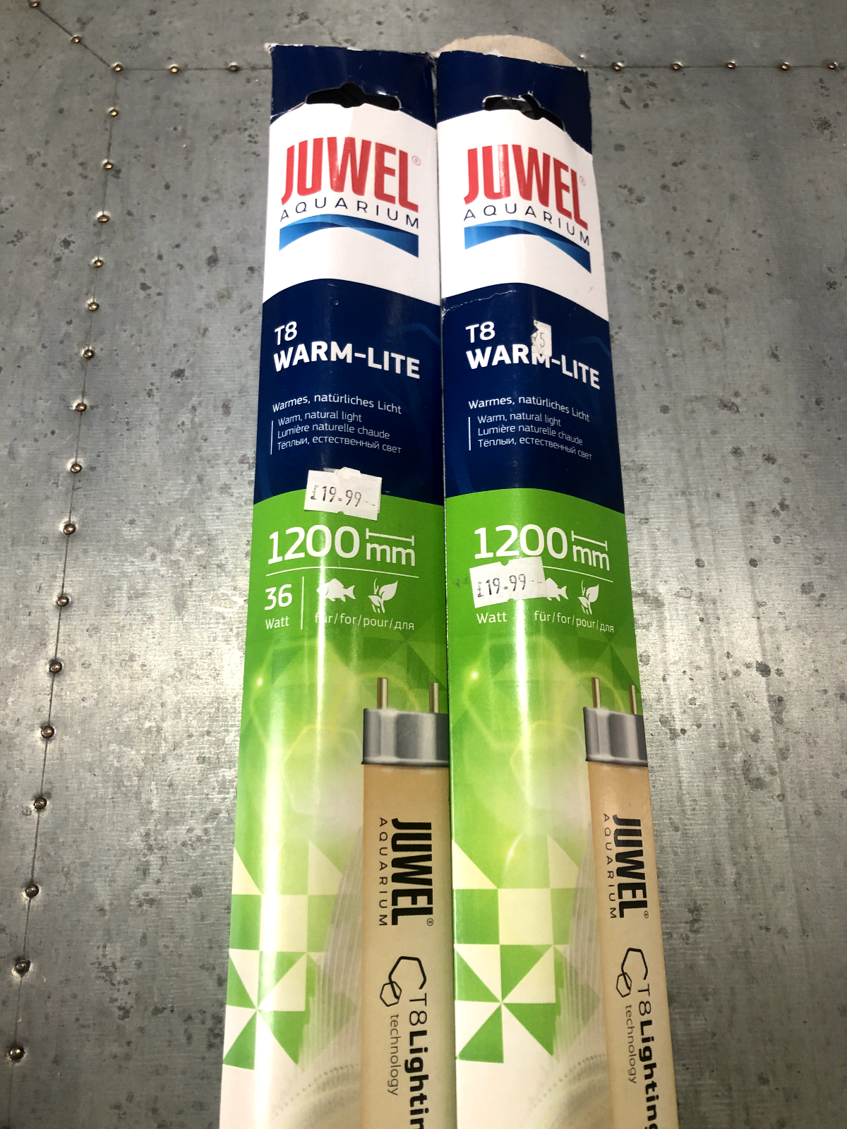 Juwel Aquarium T8 Warm Lite 1200mm 36W Warm Natural Light x 2