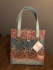 NEW Girls Gymboree clear polka dot Tote Bag