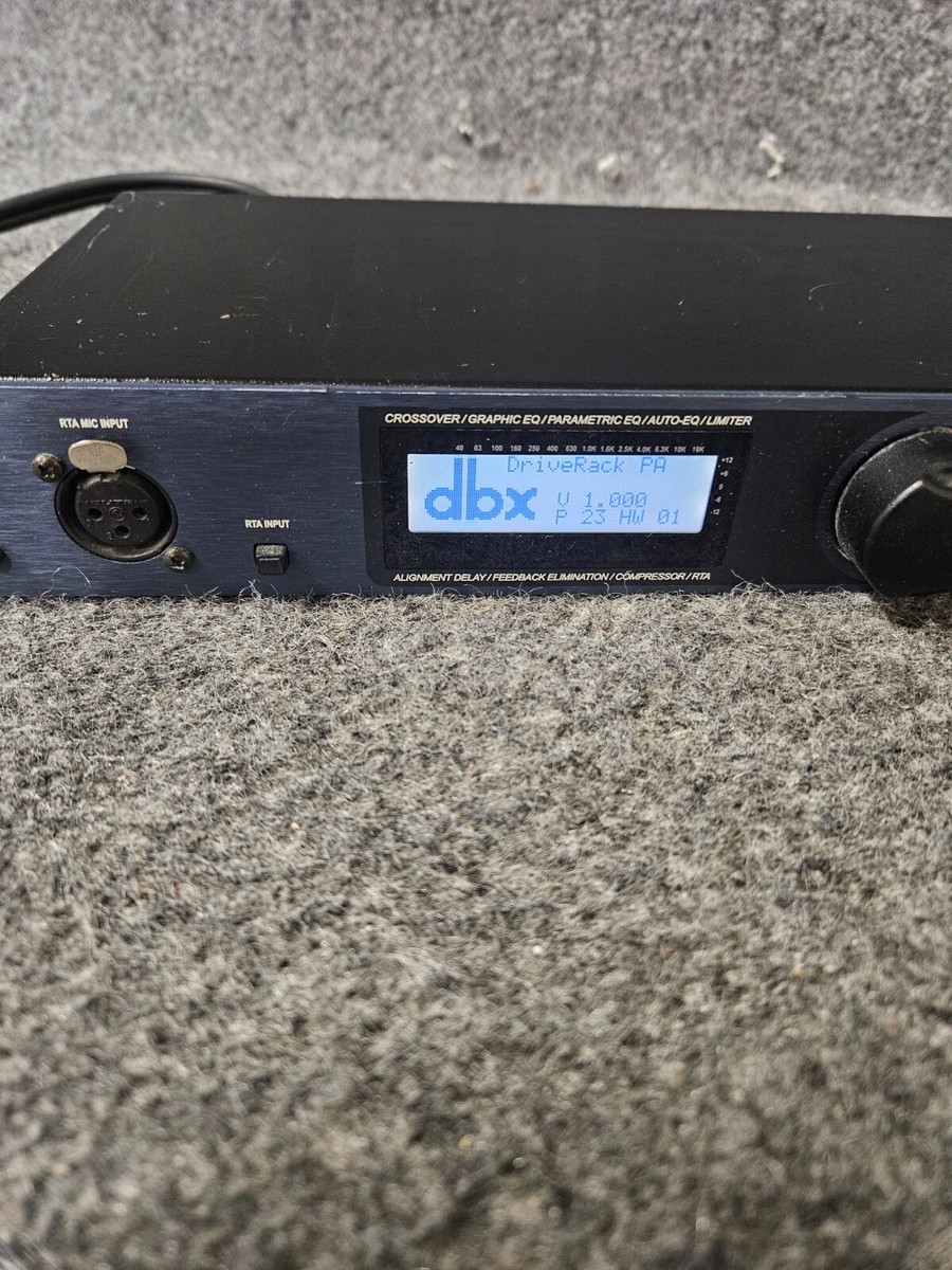配信機器・PA機器・レコーディング機器 dbx Dack PA dbx DriveRack PA2 ゲイン調整 日本語字幕版 - YouTube