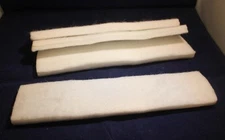 Felt - White - 1/2" Thick - 2 1/4" x 9 1/2" - Pack of 6 (E2)